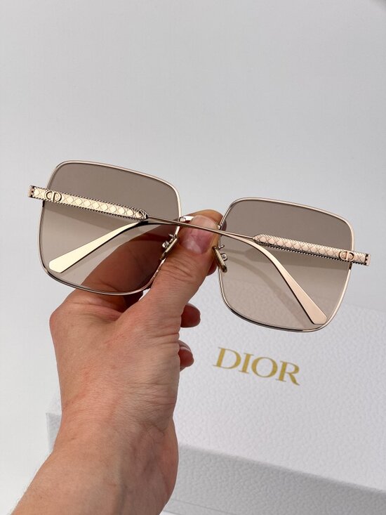Dior DIORCANNAGE S1U Sunglasses – Pink Mirror Oversized Square D0L6 main image 12
